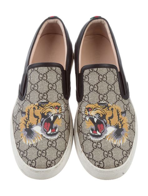 gucci tiger slip on|Gucci Supreme Tiger Slip.